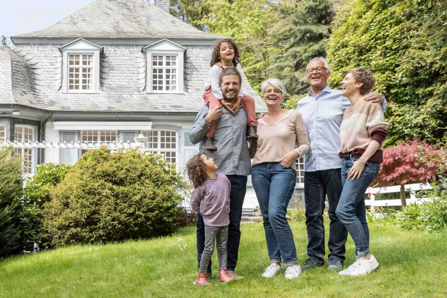 A family protected by the right Medicare, health and life coverage